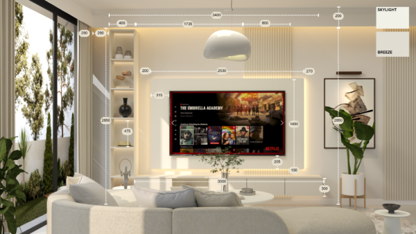 ROMÁNTICO Tv Wall unit