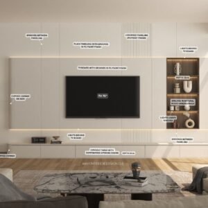 Comodidad Blanca Media Wall - Image 4