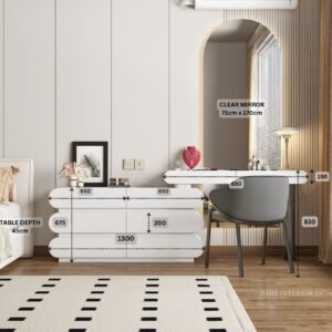 PERLA Dressing Table & Wall - Image 5