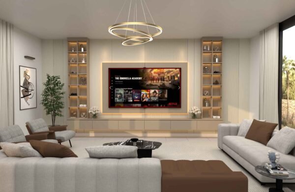 RAIN SKY TV UNIT WALL