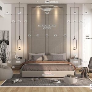 MAT SILVER BED WALL - Image 5