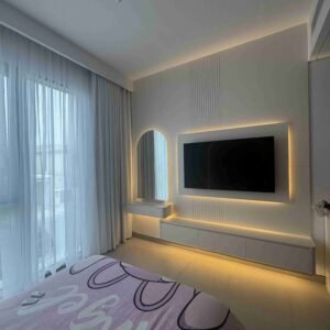 WHITE HEATHER TV UNIT WALL + DRESSER WALL - Image 10